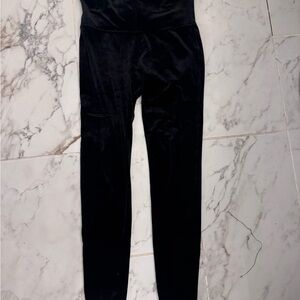 SPANX Black Women's Velvet Leggings